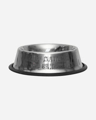 Keep Dancing Dog Bowl Metal Silver
