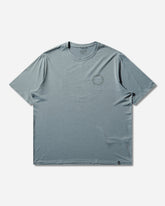 Men's Capilene Cool Daily Shirt Spoke Stencil Blue Sage