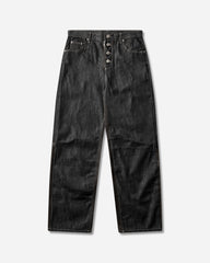Men's Paneled Hybrid Denim Pants Indigo / Leather