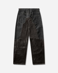 Men's Paneled Hybrid Denim Pants Indigo / Leather