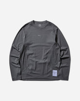 Men's FuzzFleece Octa Longsleeve T-Shirt Dark Shadow