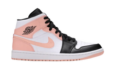 Jordan 1 Mid Arctic Orange Black Toe Men's