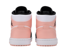 Jordan 1 Mid Arctic Orange Black Toe Men's