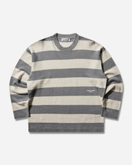 Men's Marina Striped Crewneck Jumper Ivory