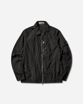 Men's Nylon Metal Overshirt Black