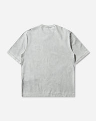 Men's Combed Organic Cotton Jersey Reflective Garment Lamination T-Shirt Sky Blue