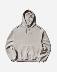 Lasered Masked Hoodie Light Grey