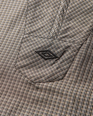 Men's Masked Check Anorak Beige / Black