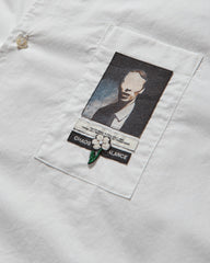 Men's Cotton Typewriter Shirt White