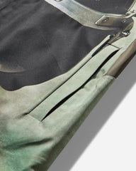 Men's Heldon Nylon Zip Jacket Gray / Khaki