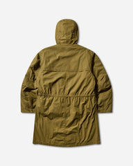 Men's Patches Parka Jacket Khaki Green