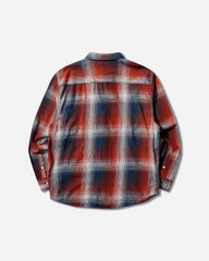 Men's Indigo Plaid Longsleeve Shirt Racing Red
