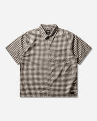 Men's Larkspur Mini Plaid Shirt Oatmeal / Demitasse