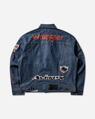 Men's Avirex Patch Jacket Raw Indigo
