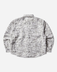 Men's Digital Camo Jacquard Longsleeve Shirt White