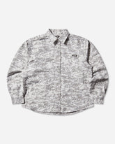 Men's Digital Camo Jacquard Longsleeve Shirt White