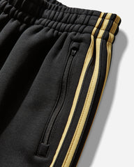 Men's Classic Tipped Stripes Track Pants Black