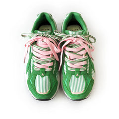 ASFVLT CITY RUN GREEN PINK STRIPE WOMEN'S