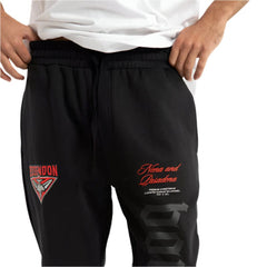 NXP X AFL Essendon Cali Trackpants - Black