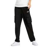 PUMA Women's ESSENTIALS No. 1 Logo Woven Cargo Pants - Black