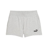 PUMA Womens Ess Small Logo Short - Light Grey Heather