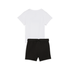 Puma Infants Essentials Tee & Shorts Set - White / Archive Gold