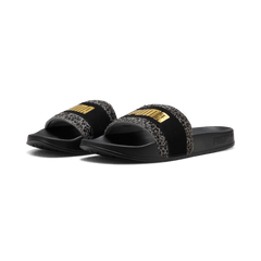 Puma Womens Leadcat 2.0 Animal Flair Slide - Black