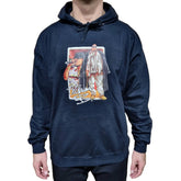 Retro Kings Notorious Watercolour Stacked Hoodie - Black