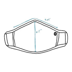 Stance Drake Mask - Charcoal