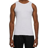 Urban Classics 2x2 Rib Tank Top - White
