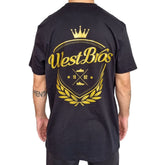 West Brothers Shield Back Logo Tee - Black / Gold