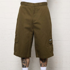 WNDRR Revoked Cargo Short - Moss Green