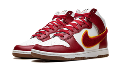 Dunk High "Chenille Swoosh White Gym Red" DR8805 101