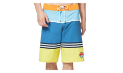 21" Striped 1975 Boardshort "Blue Yellow Color Block" FOA400108 94E