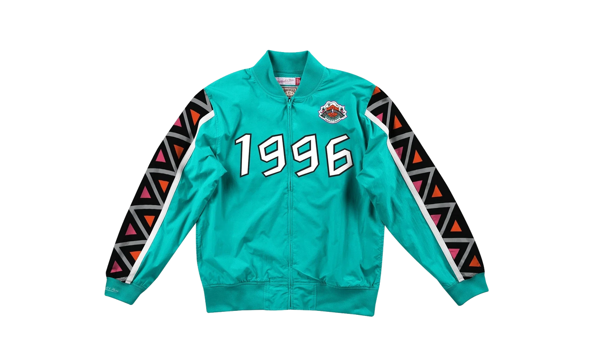 NBA Full-Zip Hook Shot Jacket "1996 All-Star Game - Teal" FLZPAJ19004 ASGTEAL96