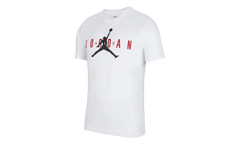 Air Jordan Wordmark T-Shirt "White / Gym Red / Black" CK4212 101