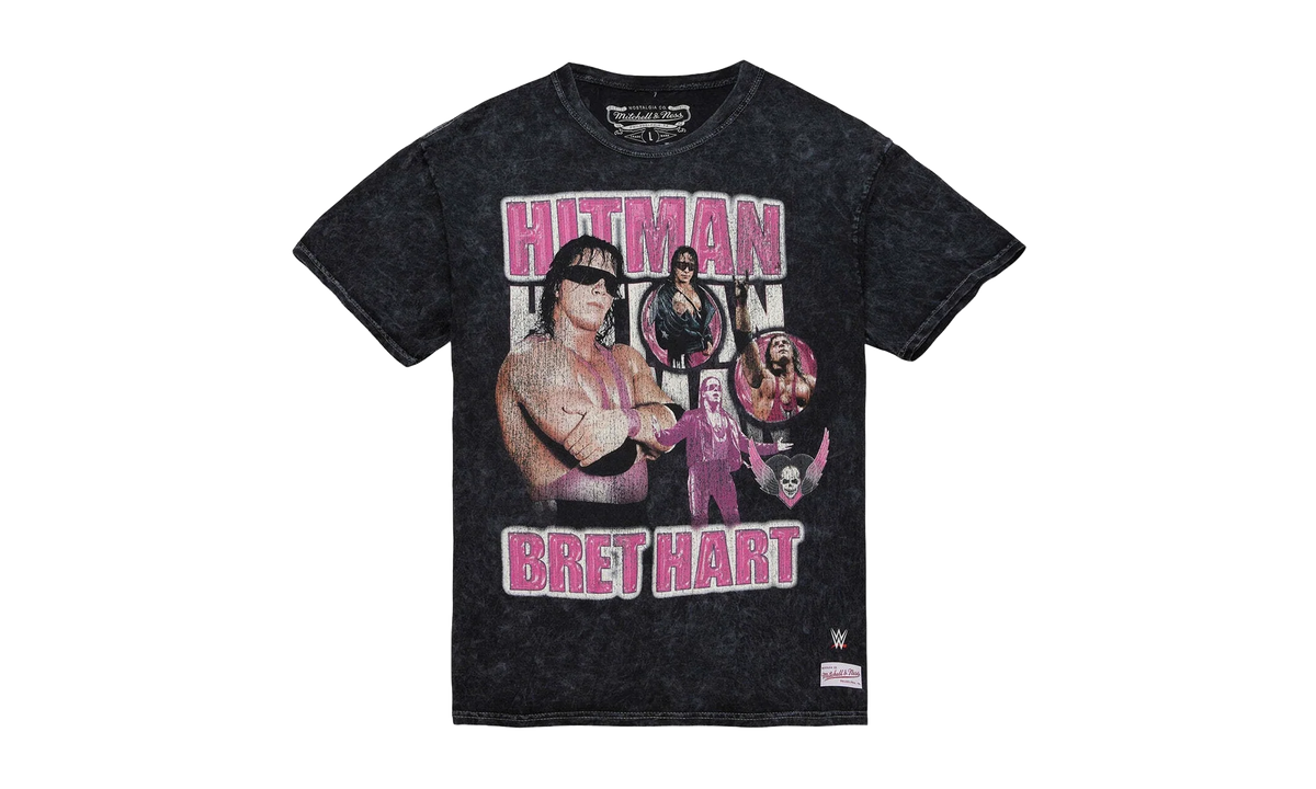 WWE Hart Forever Tee "Bret “Hitman” Hart - Black" TP2567 TTTBLCK