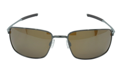 Square Wire Polarized Sunglasses "Gunmetal / Tungsten Iridium" OO4075 06