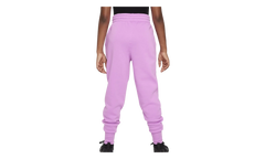 Sportswear Club Fleece Girls' High-waisted Fitted Pants GS "Rush Fuchsia / Rush Fuchsia / White" FD2921 532