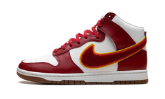 Dunk High "Chenille Swoosh White Gym Red" DR8805 101