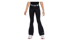 Air Essential Girls' High-Waisted Flared Leggings GS "Black / White" FD2963 010