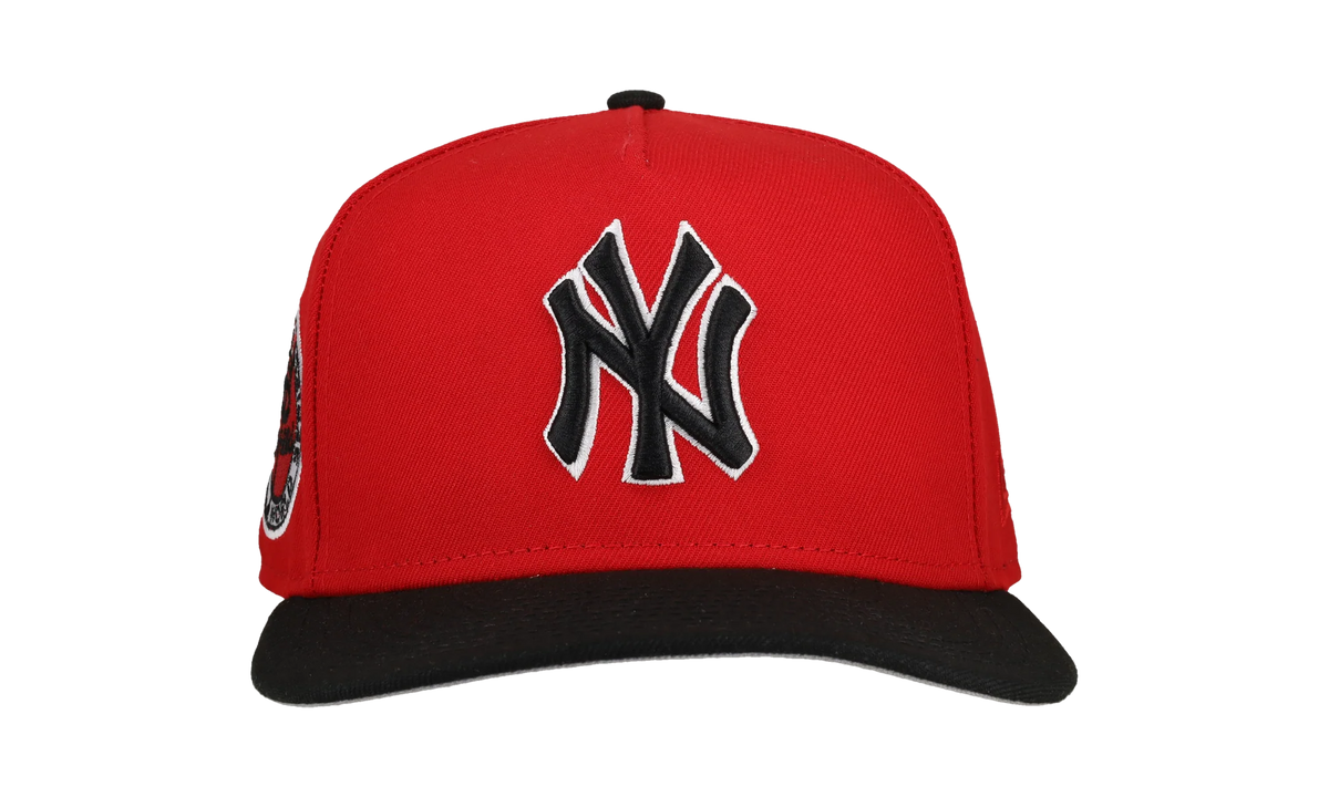 9FIFTY New York Yankees 1962 World Series A Frame Snapback Hat "Red / Black" NE236