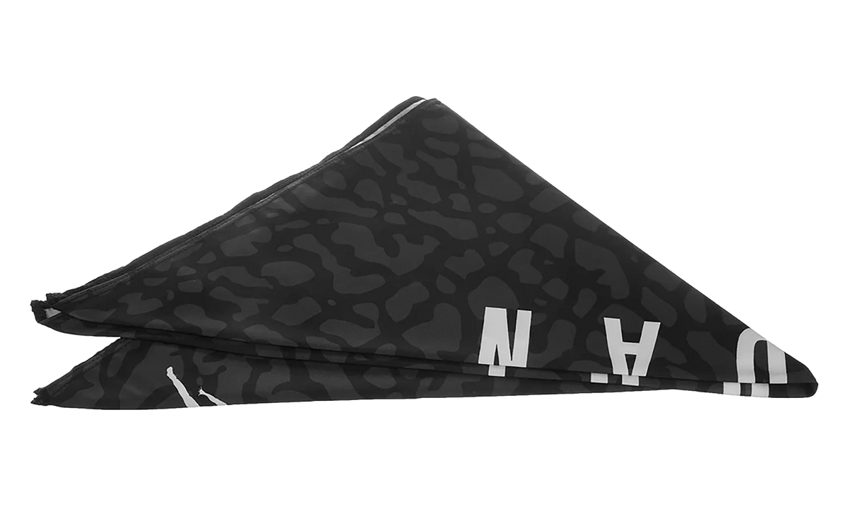Air Jordan PRINTED BANDANA "Black / White" J.100.3538.930