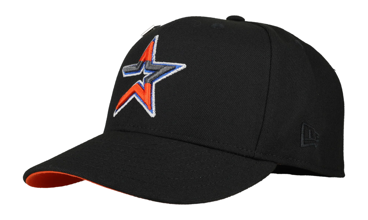 59FIFTY Houston Anniversary 50th Anniversary "3 Tier" Fitted Hat "Black / Orange" 123451297745