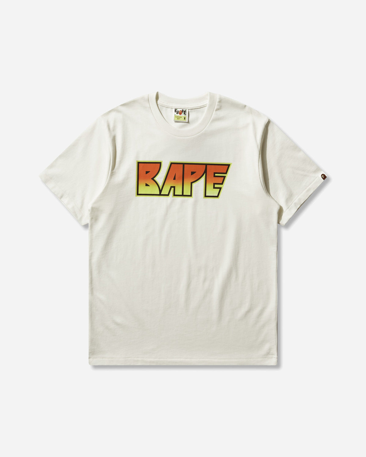 Men's Bape Kiss Logo T-Shirt Ivory