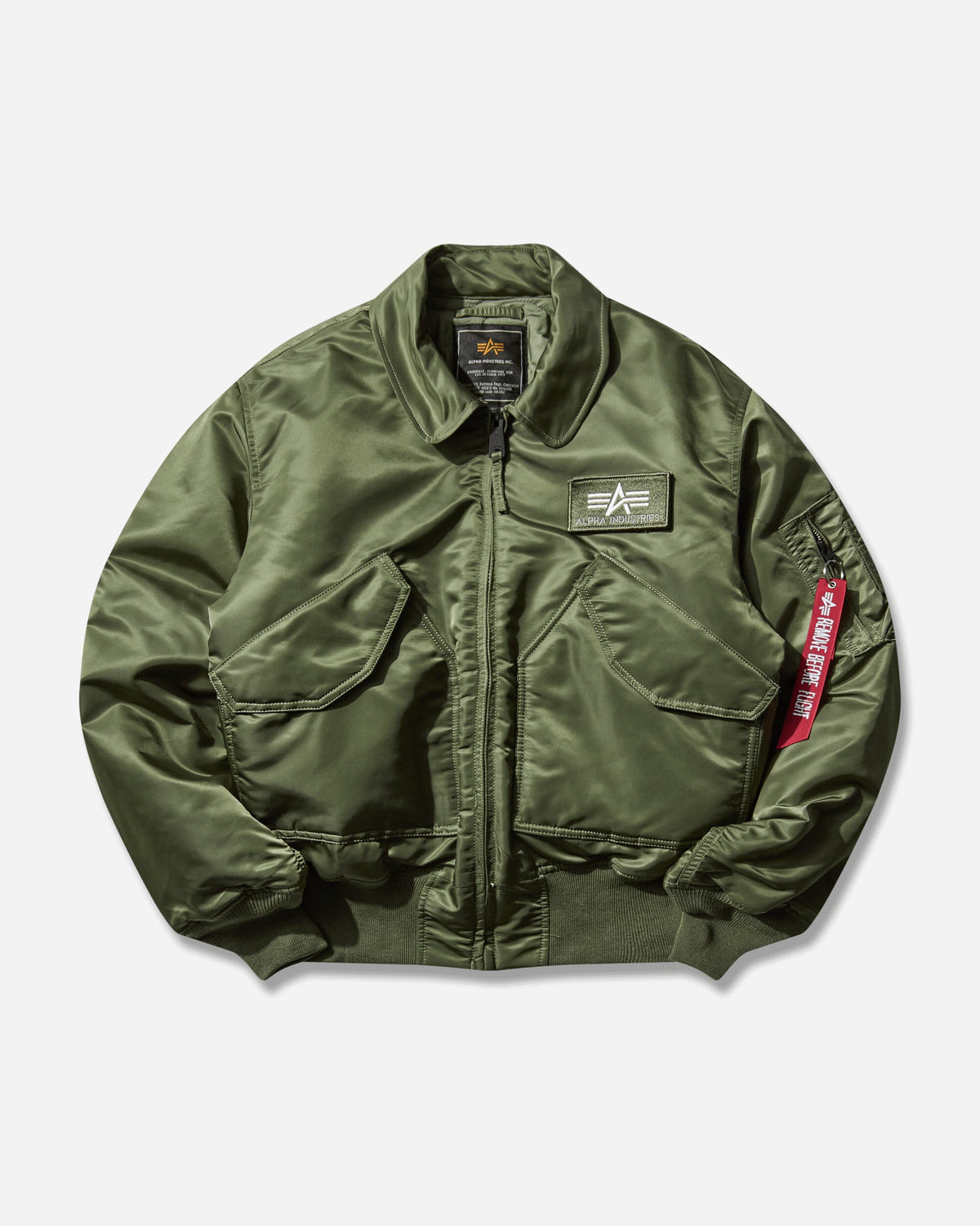 Men's CWU-45 Heritage Bomber Jacket Sage Green