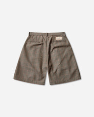 Men's Brooks Brothers Houndstooth Pleated Shorts Tan