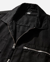 Men's Cotton / Linen Overshirt Black