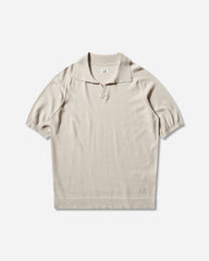 Men's Cotton Crepe Shortsleeve Polo Frozen Dew