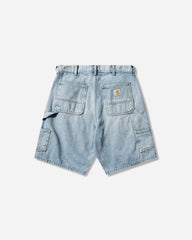 Men's Double Knee Shorts Blue (Stone Washed)